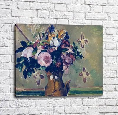 Картина Vase of Flowers, 1880 81, Cezanne Sez12791 фото