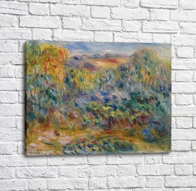 Картина Pierre Auguste Renoir Landscape at Montagne, 1914 Ren14141 фото