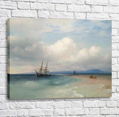 Картина Судоходство вдоль крымского побережья 1872 Ayv13541 фото