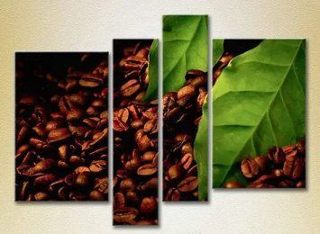 Tablouri modulare Cereale, frunze de cafea_01 Eda6558 фото