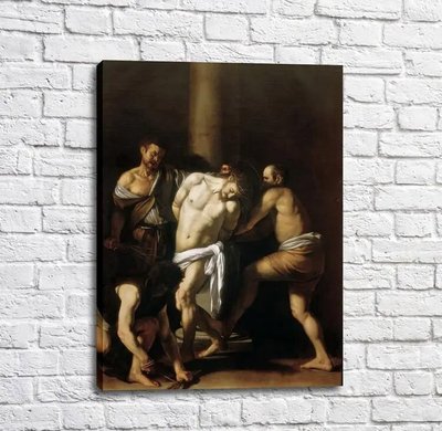 Pictură Flagelatia lui Hristos, Caravaggio Kar13559 фото