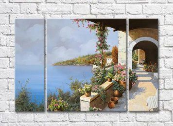 Verandă triptic cu vedere la mare 006_1 Pro10259 фото