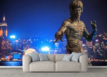 Fototapet - "Statuia lui Bruce Lee, Hong Kong" 3D2009 фото