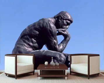 Fototapet - "Fototapet Sculptura G&acirc;nditorului din profil" 3D3509 фото