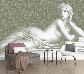 Fototapet - "Fototapet Sculptură a unei femei mincinoase" 3D2259 фото