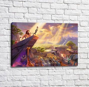 Poster Nașterea lui Simba desen animat Regele Leu Mul16629 фото