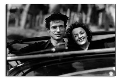 Afiș foto al lui Yves Montand și Edith Piaf Isp16179 фото
