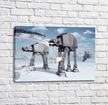 Poster Star Wars Battle of Hoth Mul16280 фото