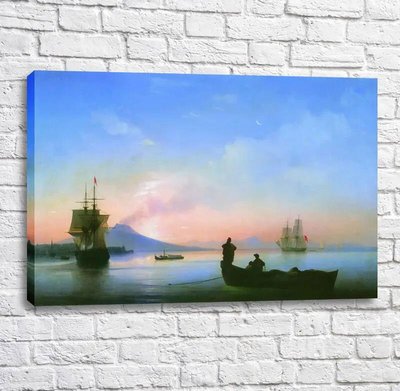 Pictură Golful Napoli dimineața. 1843 Ayv13461 фото