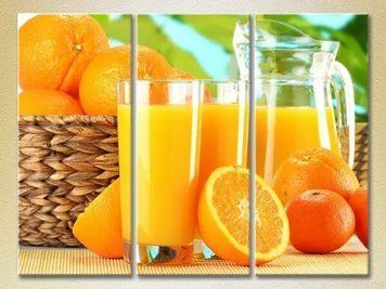 Модульные картины Кувшин апельсинового сока_01 Eda10711 фото