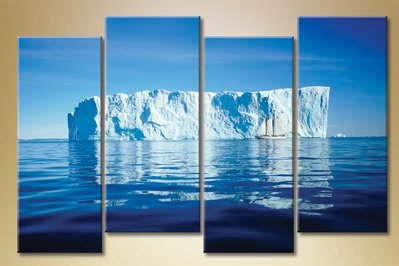 Picturi modulare Poliptic, aisberg și navă Mor9311 фото