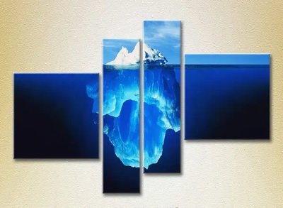 Picturi modulare Aisberg sub apă Mor9211 фото