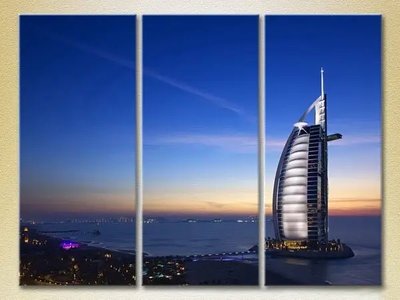Модульные картины Отель Бурдж Аль Араб в Дубае Gor10163 фото