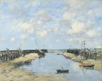The Entrance to Trouville Harbour Pey12865 фото