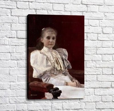 Картина Девушка в кресле Kli13915 фото