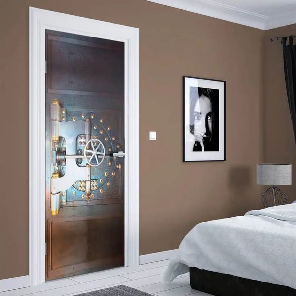Autocolant 3D pentru usa, de inalta securitate STD183 фото
