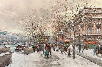 Afiș foto Antoine Blanchard, Luvru. Dincolo de Podul Artelor Ant18806 фото