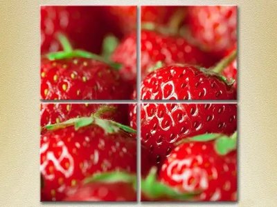 Tablouri modulare Strawberry close up_03 Eda6541 фото