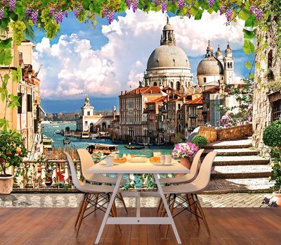 Balcon cu vedere la Golful Veneției și la structuri arhitecturale Fre691 фото