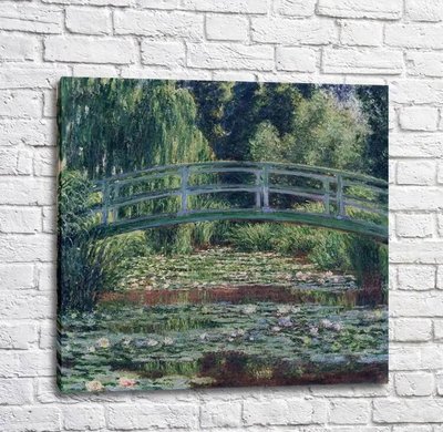 Картина The Japanese Bridge (The Water Lily Pond) Mon14442 фото