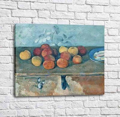 Картина Cezanne,Apples and Biscuits, 1885 Sez11841 фото
