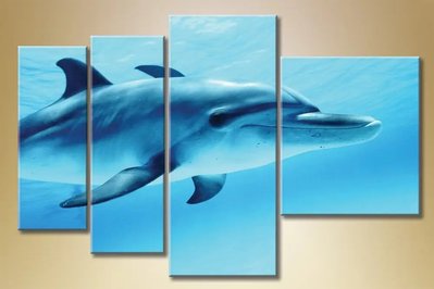 Picturi modulare Poliptic, delfin ZHi10718 фото