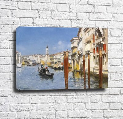 Рубенс Санторо Гранд канал с моста Риальто, Венеция Rub11118 фото