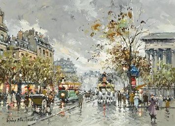 PhotoPoster Antoine Blanchard, La Madeleine (O vedere asupra La Madeleine) Ant18809 фото