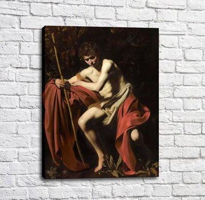 Pictură de Caravaggio, Ioan Botezătorul Kar13420 фото