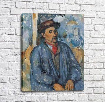 Картина Man in a Blue Smock, 1873 Sez12020 фото