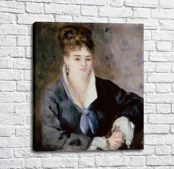 Pictură Pierre Auguste Renoire Femeie &icirc;n negru Ren14521 фото