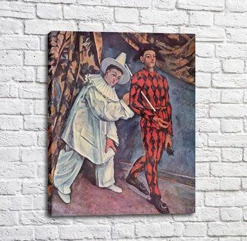 Картина Pierrot And Harlequin Sez12171 фото