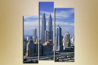 Tablouri modulare Kualu Lumpur Gor10170 фото