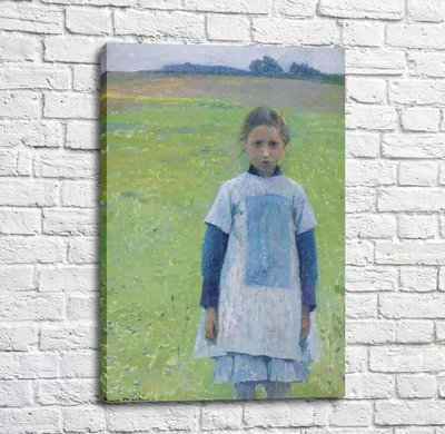 Картина Анри Мартен - Девочка в поле Imp12571 фото