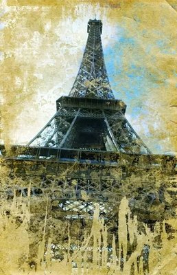 Фотообои Эйфелева башня в сепии, Париж Ark1871 фото