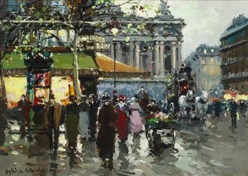 Poster foto Antoine Blanchard, Le Cafe de la Paix Ant18811 фото