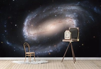Фотообои Яркая галактика на фоне звезд, космос Kos2071 фото