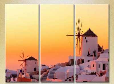 Модульные картины Грециявосход солнца в Санторини Gor7521 фото