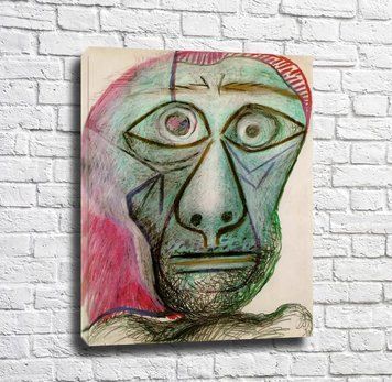 Autoportret Picasso, 1972 Pik10822 фото