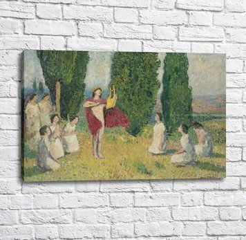 Pictura Henri Martin - Orfeu c&acirc;nt&acirc;nd la liră Imp12523 фото