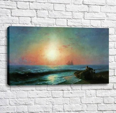 Картина Восход солнца у берегов Ялты. 1878 Ayv13423 фото