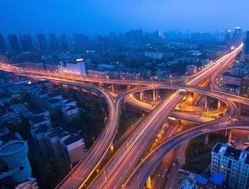 Fototapet - "Fototapet Intersecție rutieră &icirc;n Hangzhou" Gor4223 фото