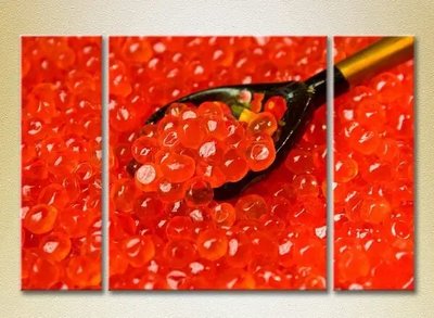 Tablouri modulare Caviar roșu Eda10673 фото