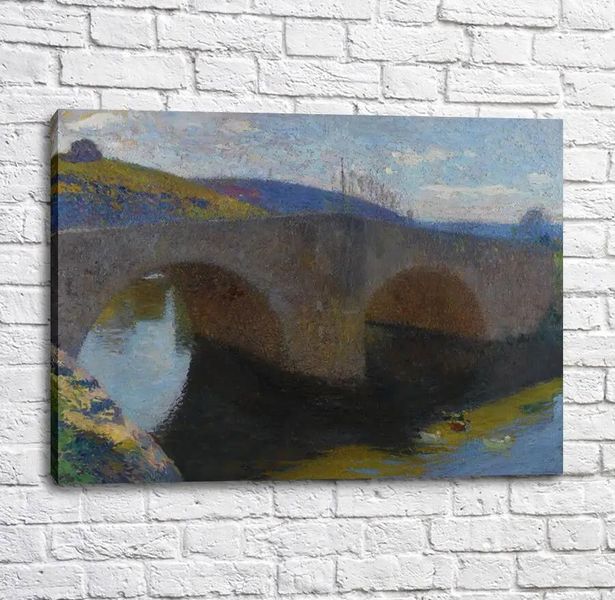 Картина Анри Мартен - Мост в Лабастид-дю-Вер Imp12525 фото
