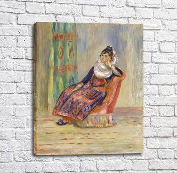 Pictură de Pierre Auguste Renoir Femeie algeriană, 1881 Ren14076 фото