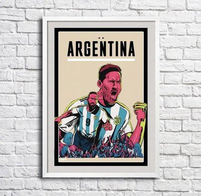 Afiș foto echipa națională Argentinei ieftin Fut17459 фото