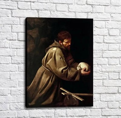 Pictura Sfântului Francisc în rugăciune Kar13526 фото