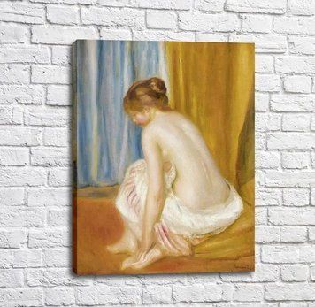 Pictură de Pierre Auguste Renoir Bather, 1893 Ren14077 фото