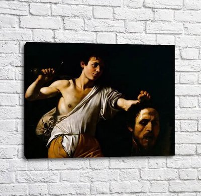 Pictură David cu capul lui Goliat, Caravaggio Kar13527 фото