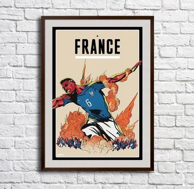 Afiș foto echipa națională Franței ieftin Fut17460 фото